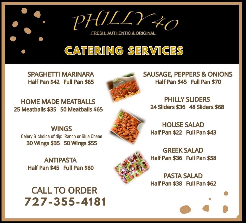 Philly 40 Menu image 4